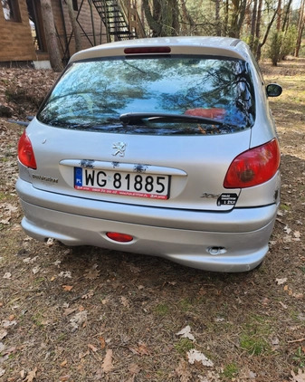 Peugeot 206 cena 5500 przebieg: 236000, rok produkcji 2005 z Kolno małe 79